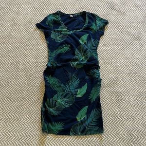 Old Navy Palm Print Maternity Dress